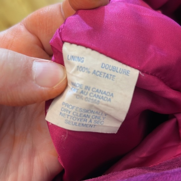 Danier leather pink pencil skirt size 12 - Picture 9 of 9